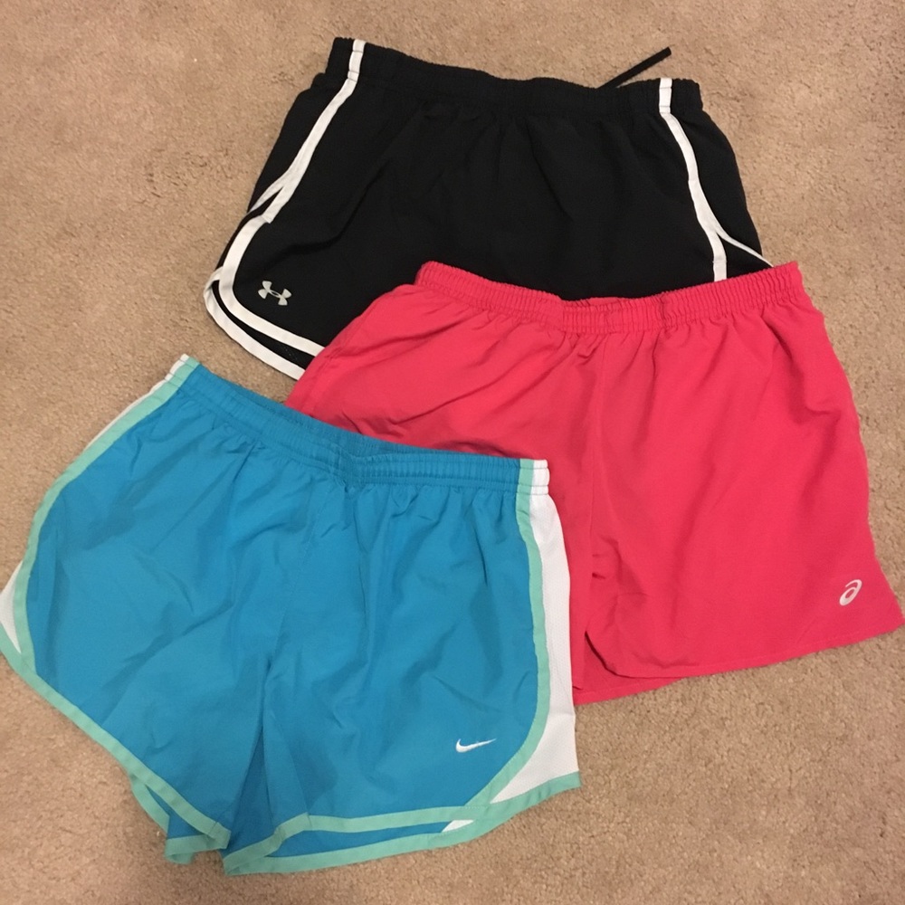 Nike, aisics and underarmour